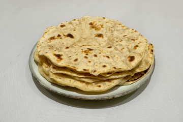 Zuurdesem, zuurdesemstarter Tortilla wrap of taco met desem of discard