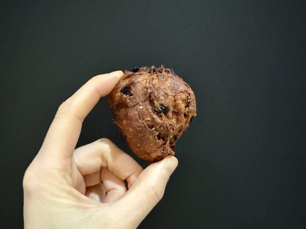 Desem oliebol met blondbier